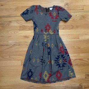 Lularoe Julia Aztec Print Dress